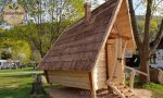 Waldhütte aus Holz