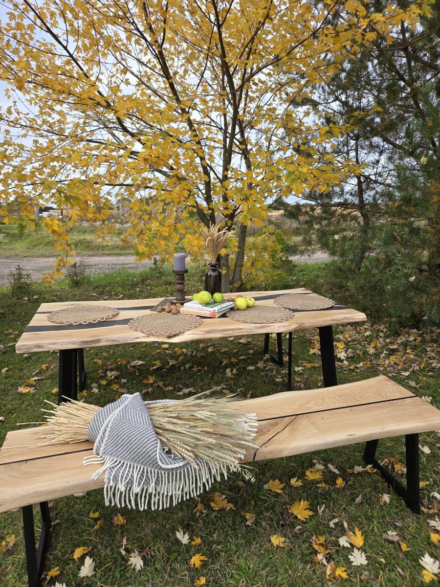 Baumkante Tisch Eiche