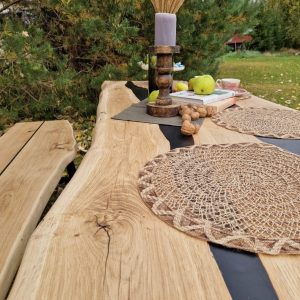 Baumkantentisch Eiche