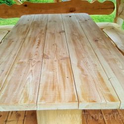 Tisch Gartenlaube Holzpavillon RST 250x300