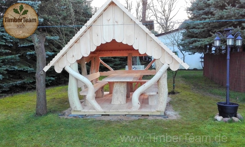 Gartenlaube Holzpavillon RST 250x300