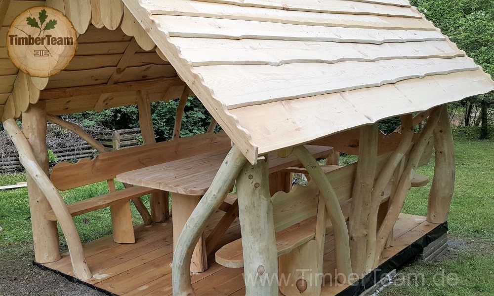 Gartenlaube Holzpavillon RST 250x300