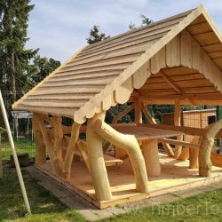 Gartenlaube Holzpavillon 3x3m
