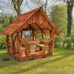 Gartenlaube Holzpavillon
