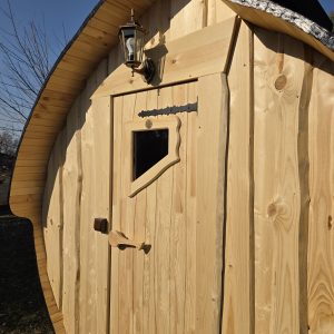 kompakte Gartensauna