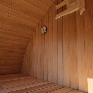 Mini Sauna - Innen Liegefläche