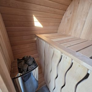 Mini Sauna - Innenraum Ansicht