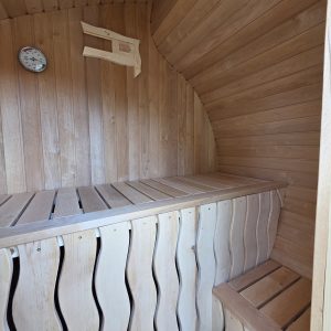 Mini Sauna - Innenraum Sitzplätze
