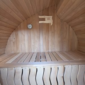 Mini Sauna - Sitz und Liegefläche