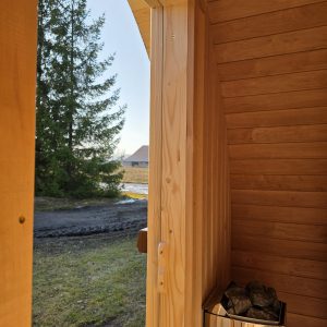Mini Sauna von Innen