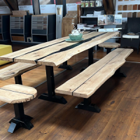 Massivholztisch Set Linie